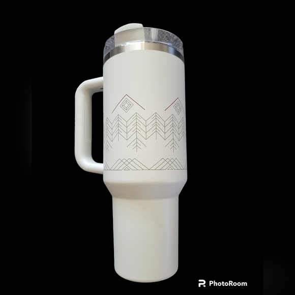 🔥RARE STANLEY🔥 WINTERSCAPE QUENCHER H2.0 FLOWSTATE™ TUMBLER | 40 OZ LIMITED ED - Picture 2 of 6